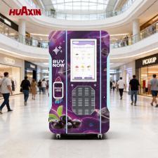 آلة بيع الآيس كريم الذكية التلقائية بالكامل ذات التصنيف الأعلى: حل التجزئة غير المراقب 24/7 للمواقع عالية الحركة المرورية